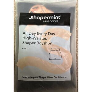 Shapermint All Day Every Day High Waist Shaper Boy Short Sz XL Black NWT